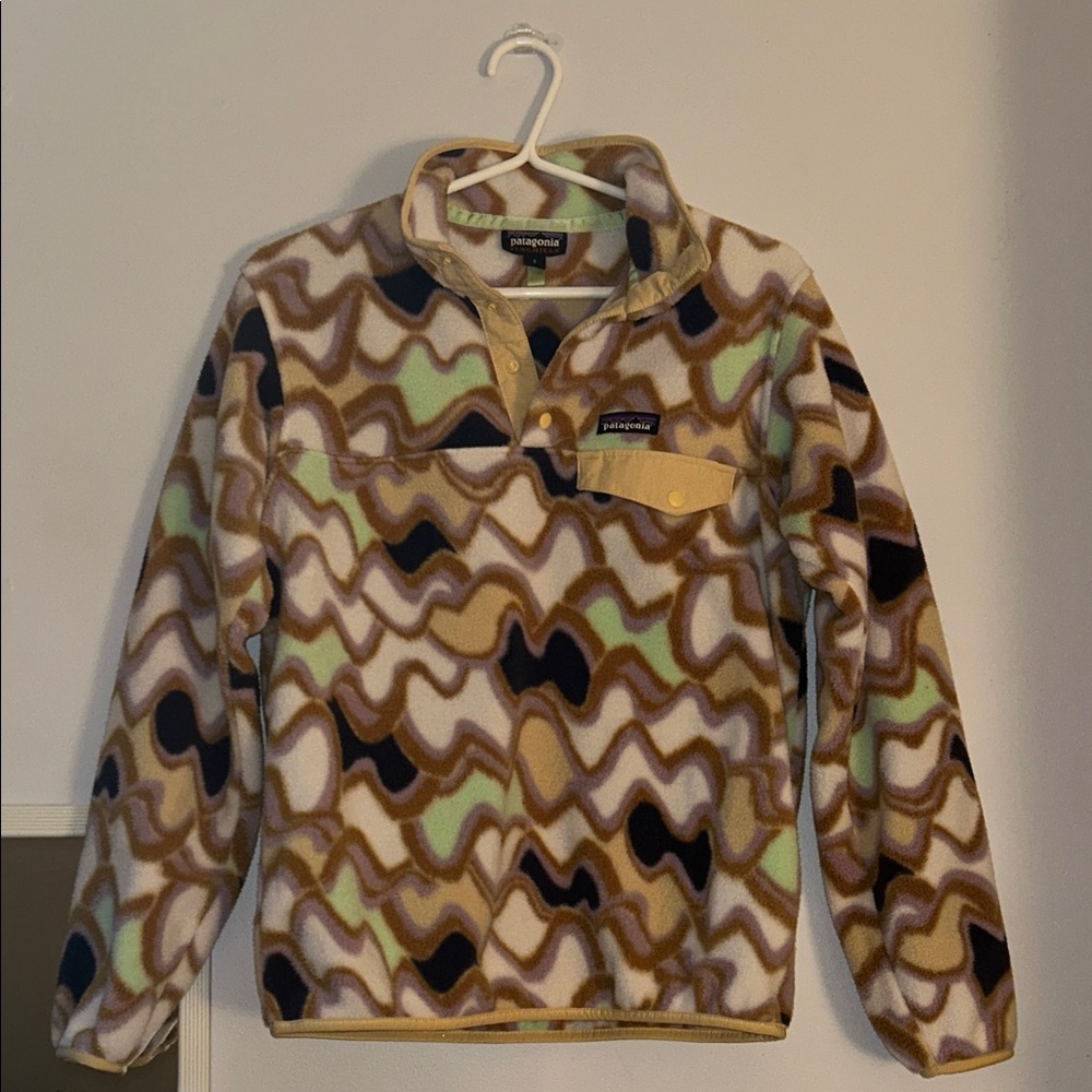 Patagonia Synchilla Multicolor Wave Fleece Pullover